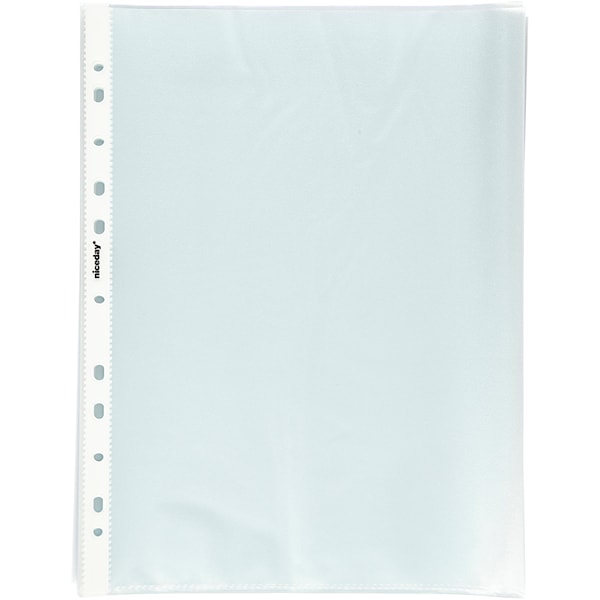 Plastlomme, åpning øverst, A4, ark 210x297 mm, 100 stk./ 1 pk.