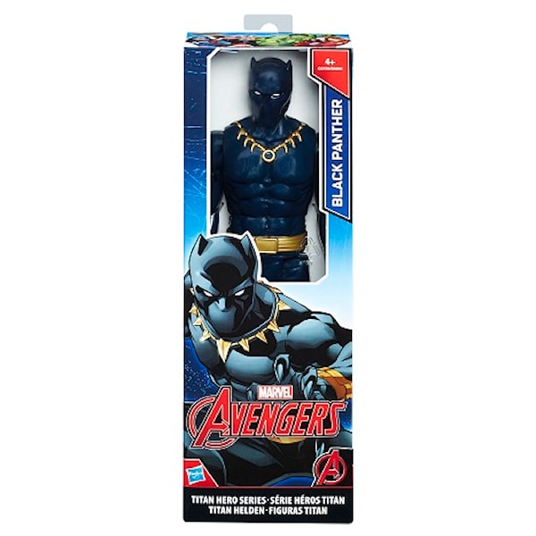 Titan Hero svart Panther 30 cm The Avengers - actionfigurer Titan Hero svart Panther 30 cm The Avengers - actionfigurer