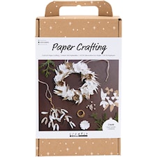 DIY Julkrans dekoration ljusnatur Creativ Company