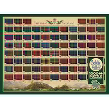 Palapelit Tartans of Scotland 1000 palaa, Cobble Hill
