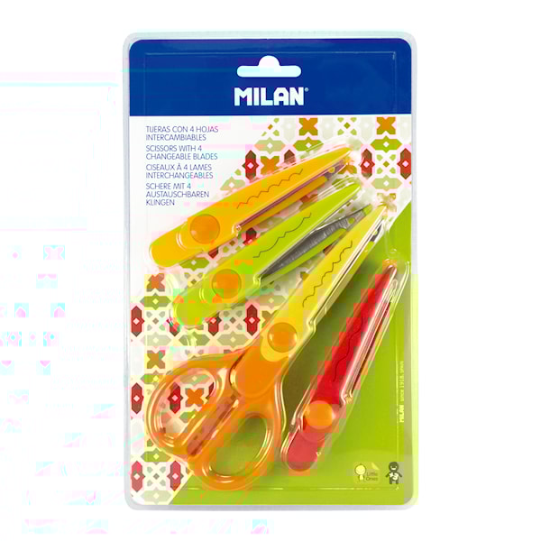 Sicksack Sax 4 Utbytbara Blad Blister MILAN