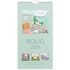 Familjekalender 2026 Rolig 220x430 mm Burde