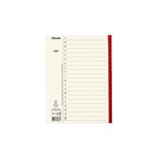 Pappregister A-Ö A4 Röd