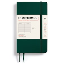 Anteckningsbok A6 Soft Linjerad Forest Green Leuchtturm 1917