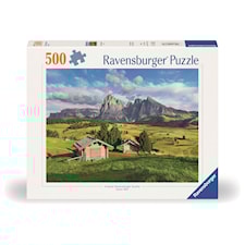 Dolomite Idyll Of Siusi Pussel 500 Bitar, Ravensburger