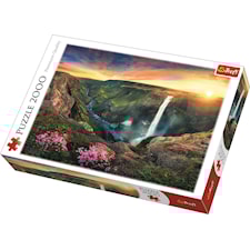 Pussel Waterfall Iceland 2000 bitar, Trefl