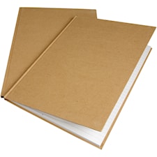 Anteckningsbok A4 Naturfärgad Linjerad 80 sidor 1-pack