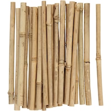 Bambuspinne, L: 20 cm, tykkelse 8-15 mm, 30 stk./ 1 pk.