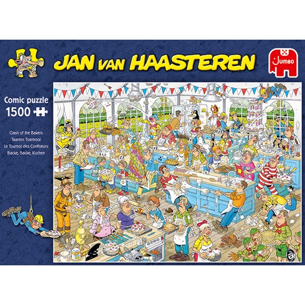 Jan Van Haasteren The Clash of the Bakers Pussel 1500 bitar, Jumbo