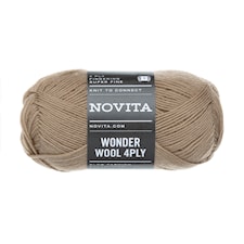 Wonder Wool 4PLY Garn 50g  Sandbank 618 Novita