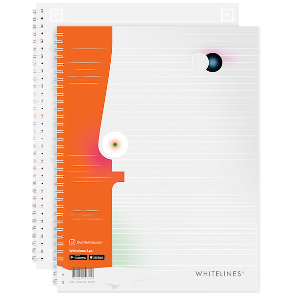 Whitelines Revelations Notatblokk A4 Linjert
