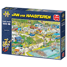 Jan Van Haasteren, Camping Chaos Pussel 1000 bitar, Jumbo