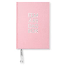 Paperstyle 5-Års Dagbok A5 Textil Tea Rose