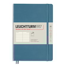 Notatbok A5 Soft Ruled Stone Blue Leuchtturm1917