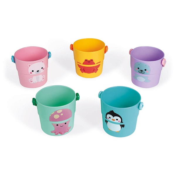 Badeleke Bøtter 5-pack Janod