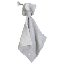 Teddykompaniet Cozy Knits Elefant Snuttefilt Grå