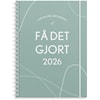 Kalender 2026 A5 Få det gjort Grön Burde