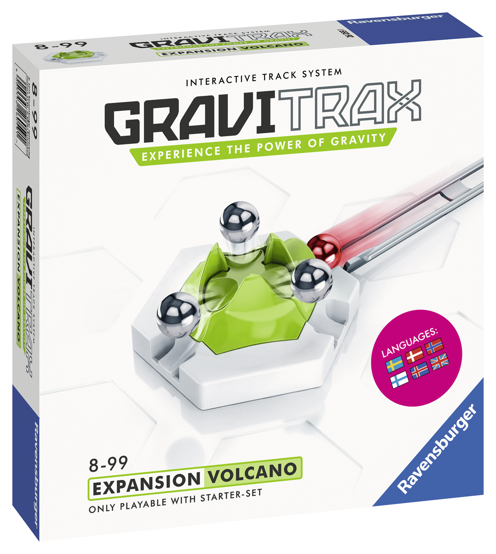 GraviTrax Volcano Nordics 10-spr, Ravensburger