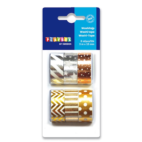 Washi-tape Metallic Playbox