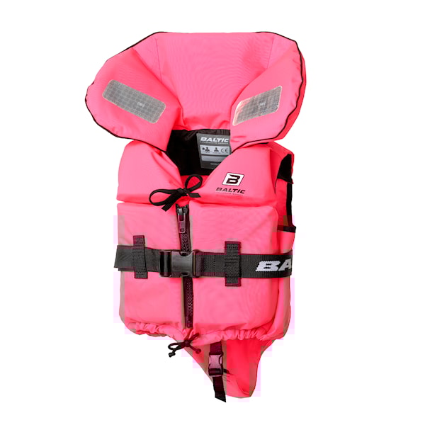 Redningsvest Split Front 3-15kg, Rosa, Baltic