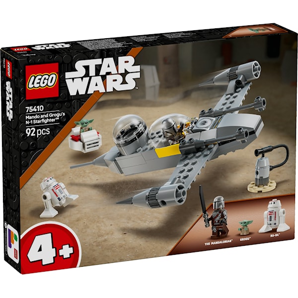 Star Wars Mando og Grogus N-1 Starfighter 75410