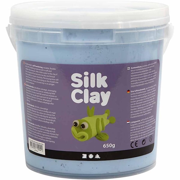 Silk Clay®, 650 g, blå