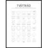 Tvättråd Poster50x70cm