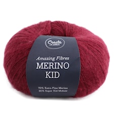 Adlibris, Merino Kid, 50 g, Burgundy A499