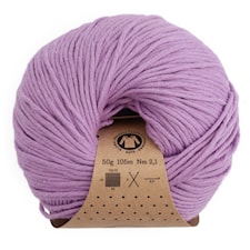 Adlibris Organic Cotton, 50 g, Lavender A406