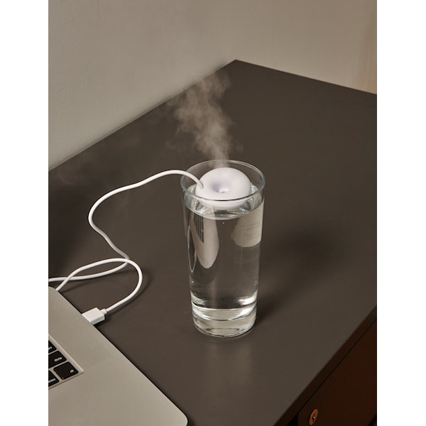 adlibris.com | Floatie Portabel Luftfuktare Med USB Vit