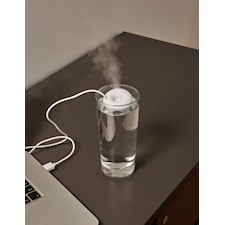 Bærbar luftfukter med USB Floatie Hvit Kikkerland