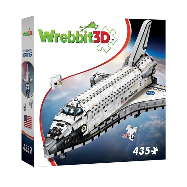 Wrebbit Space Shuttle Orbiter 3D Pussel 435 bitar
