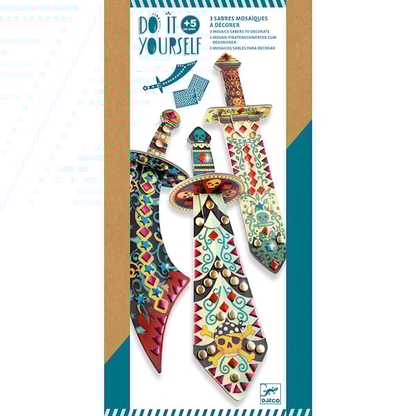 Hobbysett med mosaikk Like a pirate Djeco
