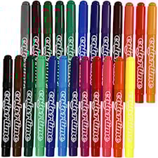 Colortime Marker-tussit, paksuus: 5 mm, värilajitelma, 24kpl