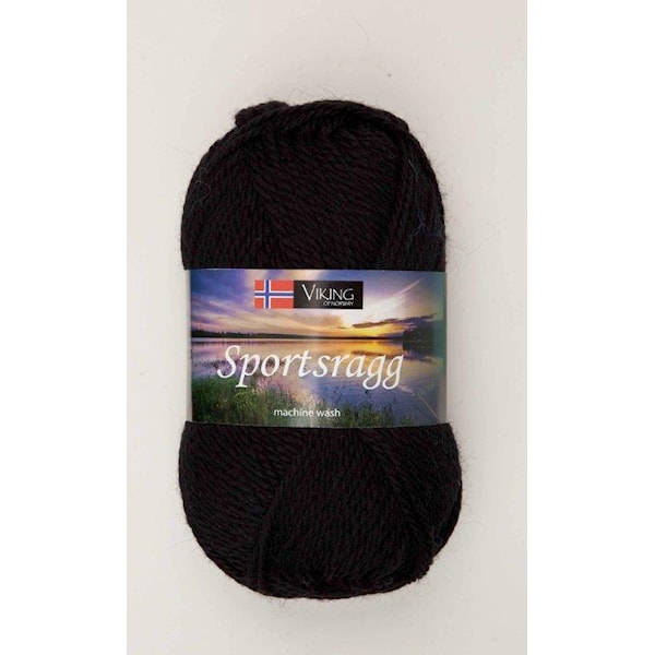 Viking of Norway Sportsragg 50 gr Sort 550