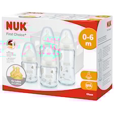 Startset Glasflaskor First Choice+ Latex, Nuk