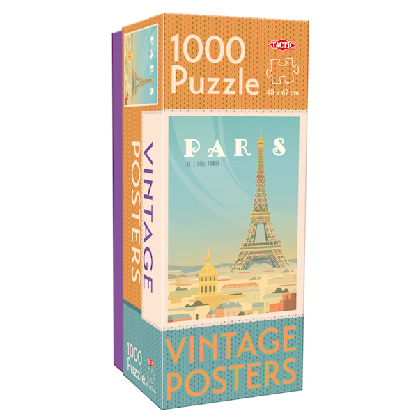 Pussel 1000 Bitar Vintage Paris, Tactic