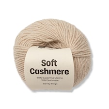 Soft Cashmere Kashmir/merino 25 gr Sandy beige A736 Adlibris
