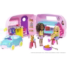 Barbie Chelsea Docka Bil och Husvagn
