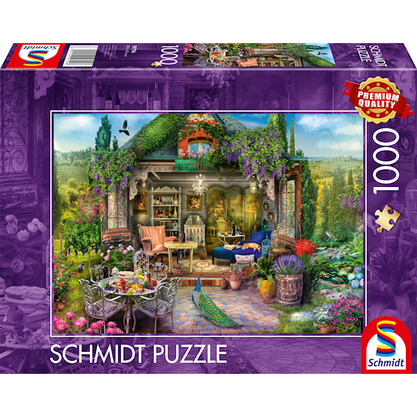 Pussel A dream garden shed among the vineyards 1000 bitar, Schmidt