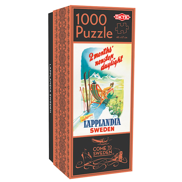 Pussel 1000 Bitar Vintage Lapplandia, Tactic
