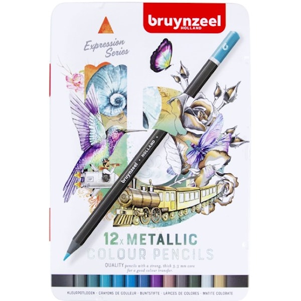 Fargeblyanter Bruynzeel Metallic 12stk