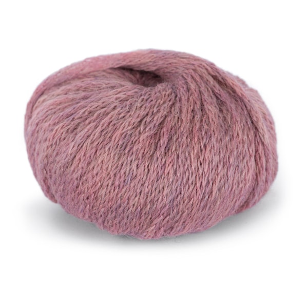 Du Store Alpacka Hexa Garn 50 g Rosa Melange 919