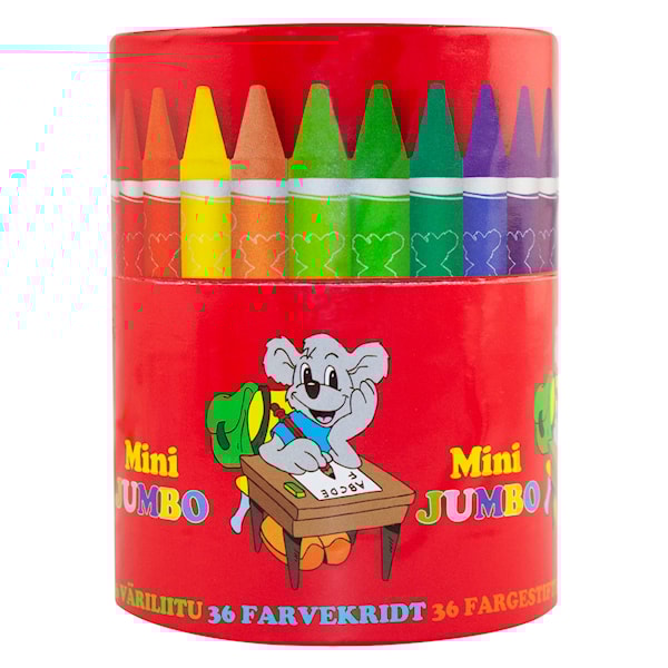 Voksstifter Mini Jumbo i boks 36-p Sense