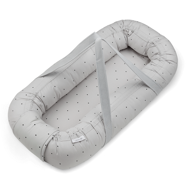 Gro Babynest Classic Dot Dumbo Grå Liewood