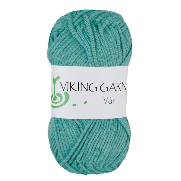 Vår 50 g Turkis 437 Viking Garn