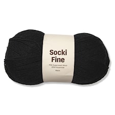 Socki Fine 100 g Black A004 Adlibris