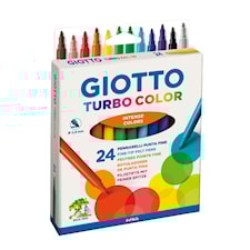 Tusj 24 stk. Turbo Color Giotto