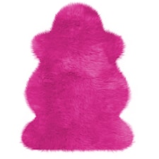 Lammskinnsfäll 100x68cm, Rosa, Heitmann Felle