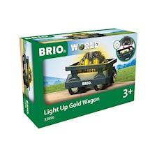 BRIO World - 33896 Guldletarvagn med ljus